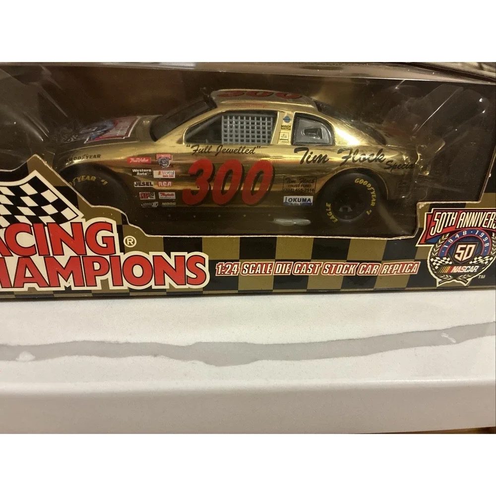 Limited Edition 1 Of 2500 Gold Darrell Waltrip #300 Tim Flock 1:24 Diecast  NIB